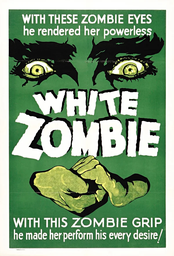 White Zombie Classic Horror Movie Poster — MUSEUM OUTLETS